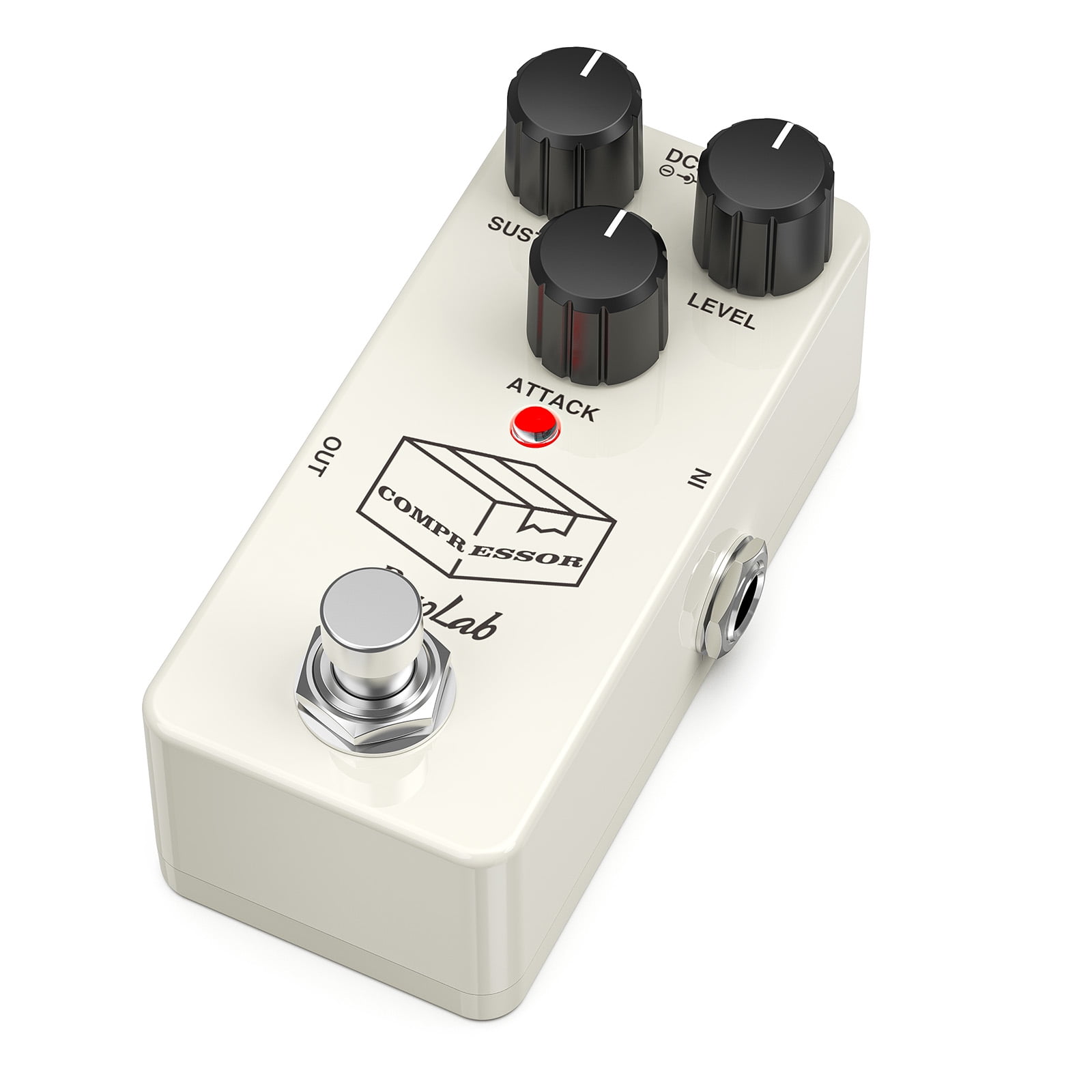 POGOLAB Compressor Pedal Guitar Pedal Compressor Mini Compressor Pedal for Electric Guitar Bass True Bypass