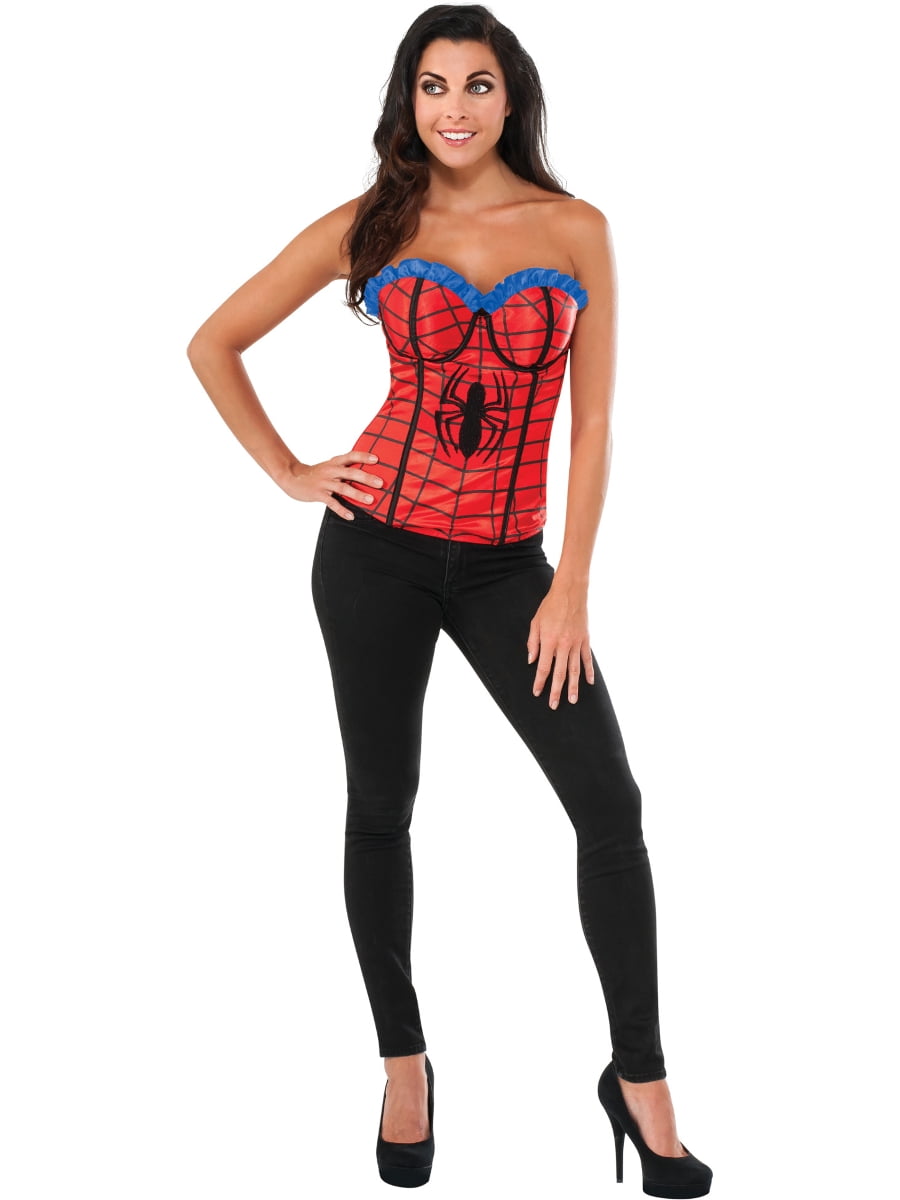 Rubies Costume Co Women's Marvel Spidergirl Spiderman Corset Costume