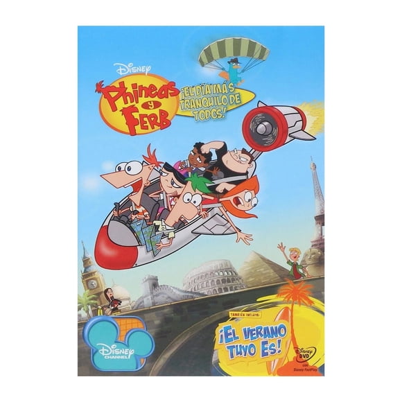 DVD Phineas Y Ferb El Día Más Tranquilo De Todos