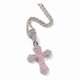 thumbnail image 1 of Collar con colgante cruciforme, estilo hip hop, bonito, con circonitas, 1 of 5