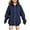 Navy, variant on Grblisyd Girls Zip Up Hoodies Teen Full-Zip Sweatshirts Jacket Casual Fall Hoodie with Pocket