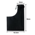 thumbnail image 2 of 2X Bolsa de Vacío para Soplador de Hojas, Accesorios de Herramientas de Jardín para Trituradora de Césped Eléctrica, Bolsa de Vacío Universal Lavable Reutilizable, 2 of 6