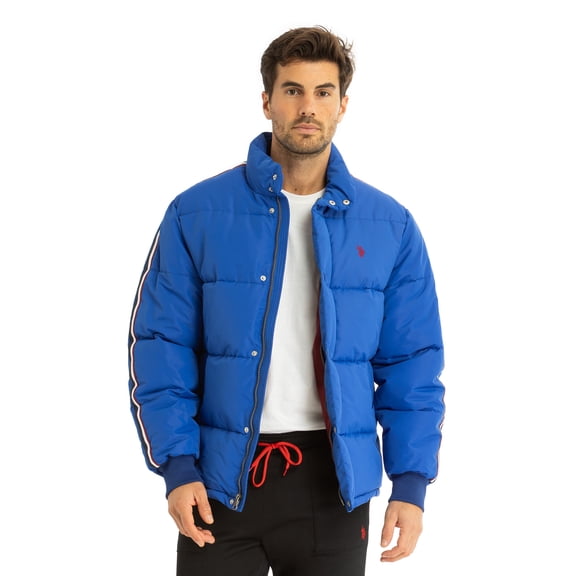 U.S. Polo Assn. Men's Varsity Bomber Puffer Jacket, Sizes S-3XL