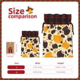 thumbnail image 2 of Color Matching Linen Bundle Mouth Gift Bag Can Be Used For Daily Small Items Milk Cow Print Style Sienna_3 Medium, 2 of 8