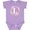 Lavender, variant on Inktastic Monogram Letter L Rose Floral Wreath Girls Baby Bodysuit