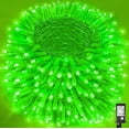 thumbnail image 1 of Cadena de luces LED Vivideal 500 LED verdes de 53 m, resistentes al agua para exteriores, 1 of 6