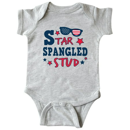 

Inktastic Star Spangled Stud with Sunglasses and Stars Gift Baby Boy Bodysuit