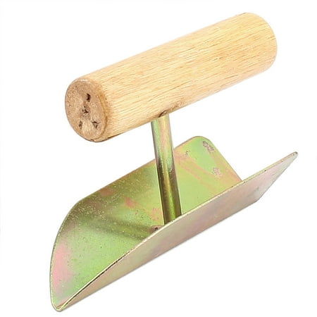 Bullnose Drywall Corners - Wood Handle Outside Inside Drywall Corner Trowel Tool Bronze Tone