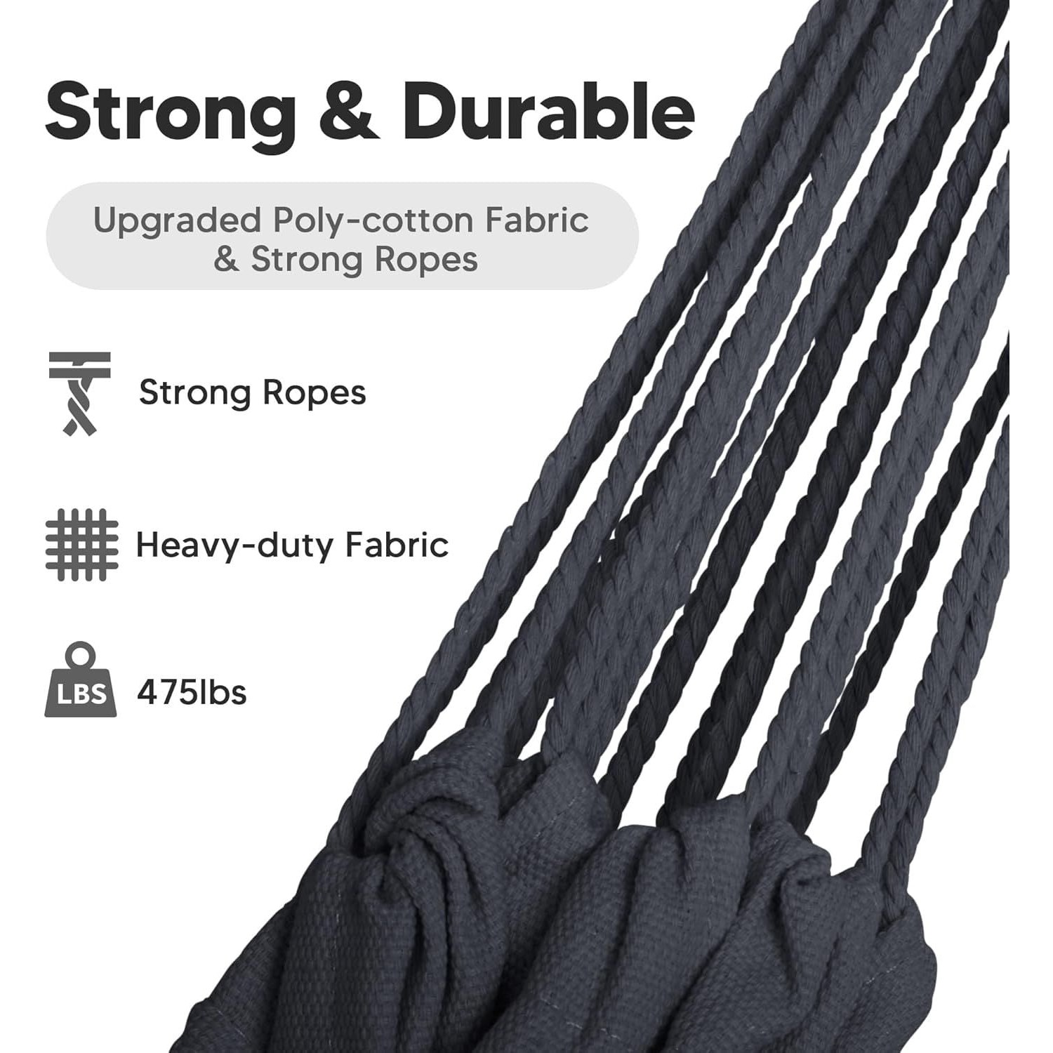 Portable Tree Hammock, Double Hammocks 2 Person with Outer Bag