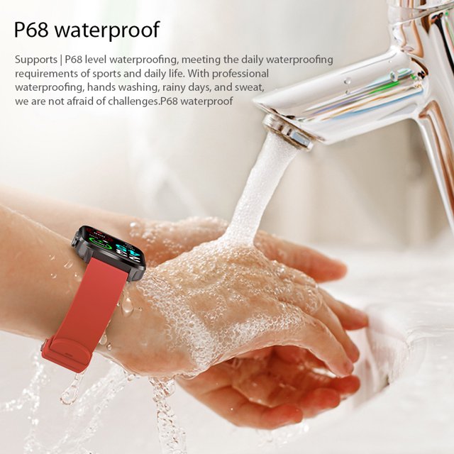 Reloj Inteligente Reloj glucómetro IP68 resistente al agua Fitness Tracker Watch APP Control para hombres y mujeres Sywqhk Para estrenar
