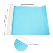 EVA Foam Boat Flooring Marine Sea Decking Carpet , Sky Blue Rhombus Pattern Mat