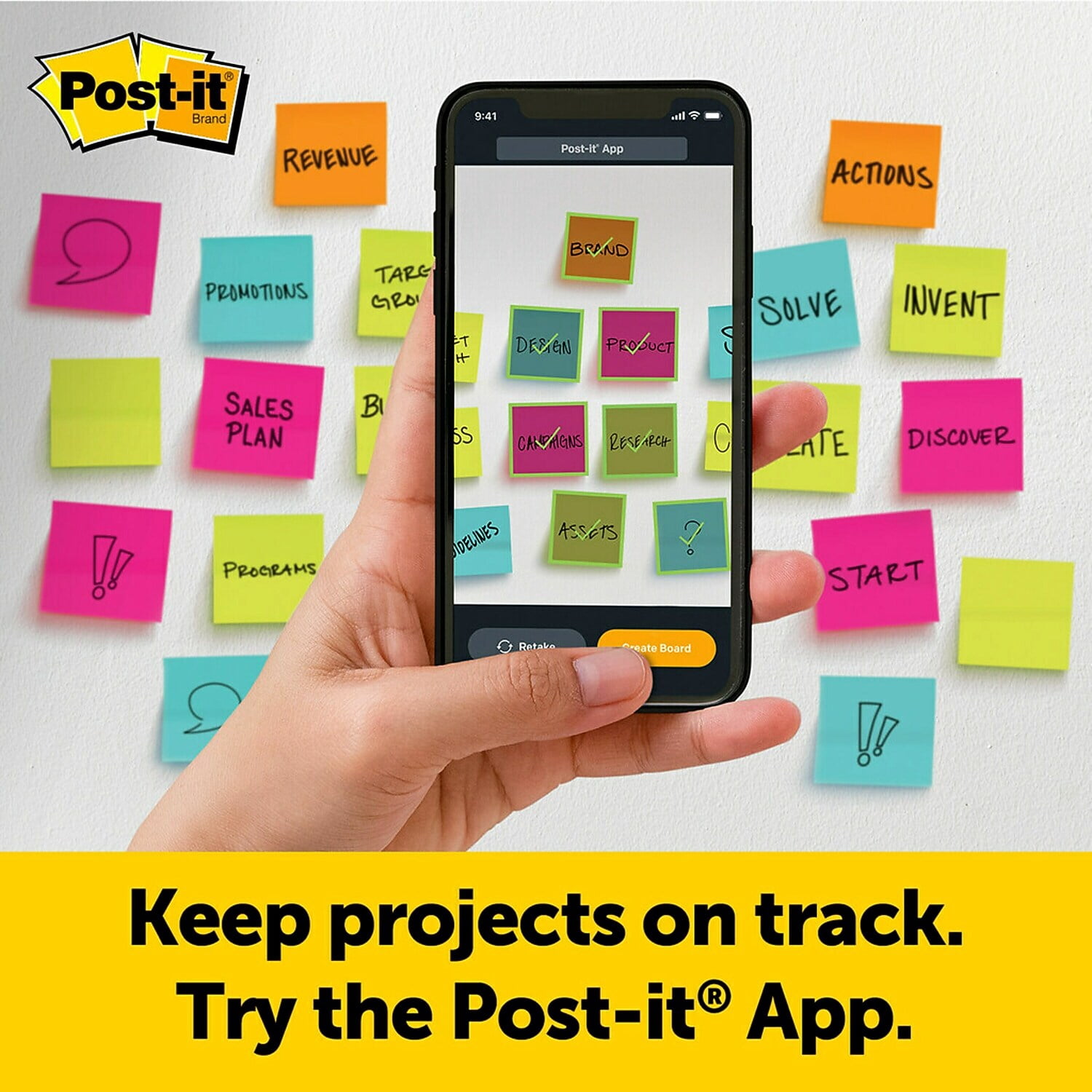 Post-it Super Sticky Self Stick Table Top Pad 20" x 23" 20 Sheets/Pad 563