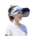 thumbnail image 2 of Yuemengxuan High Quality Empty Sun Hat with Wide Brim, Letter Embroidery, Adjustable Rope, 2 of 4