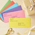 thumbnail image 2 of Sustainable Greetings Business Mailing Envelopes - Assorted Color Envelopes - Gummed V-Flap Seal - High-Volume Bulk Office Supply - 4.125 x 9.5 in, Pack of 120, Multicolored, 2 of 10
