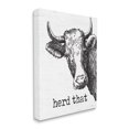 thumbnail image 3 of Stupell Industries Herd That Phrase Rustic Longhorn Cattle Portrait, 16 x 20,Design by Lettered and Lined, 3 of 7