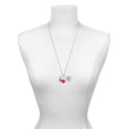 thumbnail image 3 of Delight Jewelry Silvertone Antiqued Giraffe - Red Heart Nurse Strong Zoe Necklace, 3 of 4
