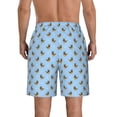 thumbnail image 3 of Naloa Cute Puppy Men's Beach Shorts, Surfing shorts, Swim trunks, Quick Dry Swim Trunks for Surfing Beach Fun - 3X-Large, 3 of 9