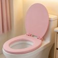 thumbnail image 4 of USHOBE Asiento De Inodoro Rosa Con Espuma De Alta Densidad Para En, 4 of 7
