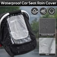 thumbnail image 2 of Funda Impermeable Universal para Silla de Coche de Bebé Kaseeous Negra, 2 of 8