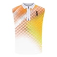 thumbnail image 4 of Yaoyar Men's Golf Tank Tops Half Zip Sleeveless Undershirts Summer Casual Zipper Sports Athletic Tees Shirts, 4 of 5