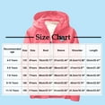 thumbnail image 5 of lcziwo Children's Lightweight Breathable Raincoat Boys Girls Waterproof Hooded Rain Jacket Fashion Floral Print Windbreaker Fall Clothes, Gray, 11-12Years, 5 of 5