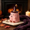 thumbnail image 5 of DefiDgd Ghost Shaped Ceramic Mug with Witch Hat Lid,Cute Novelty Ghost Water Cup,Decorative Drinkware for Novelty Office Desk Party Home Daily Drinking Use(G), 5 of 7