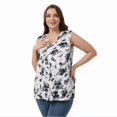 thumbnail image 5 of Valcatch Womens Plus Size Tops Summer Sleeveless V Neck Casual Loose Tunic Blouses Office Work Shirts, 5 of 6