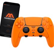 Orange MODDEDZONE Custom Modded EDGE Controller for PS5 & PC With Mobile App Controlled Smart Anti-Recoil and Rapid Fire Mods