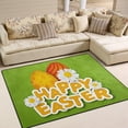 thumbnail image 2 of SKYSONIC Happy Easter Background Area Rug Pad - 63x48 inch - 100% Light Weight Polyester Fabric for Living Bedroom, 2 of 6