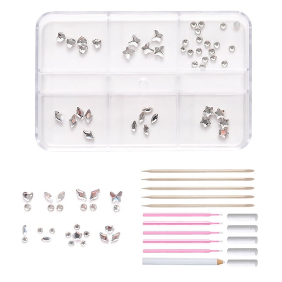 Gem Bling Dental Teeth Jewelry Set DIY Tooth Gems Colorful Dental Stones Trendy Crystal Tooth Decorations for Women