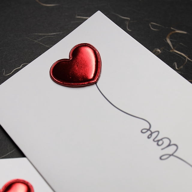 IDEANATEGRATE 5Ud Tarjetas 3D Para San Valentín Con Mensajes Románticos En Papel Premium Y Exquisito