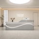 thumbnail image 4 of Lectern Office Reception Desk Beauty Counter Restaurant Check Reception Desk Information Store Bureau Meuble Luxury Furniture My Lux Decor Round, 4 of 6