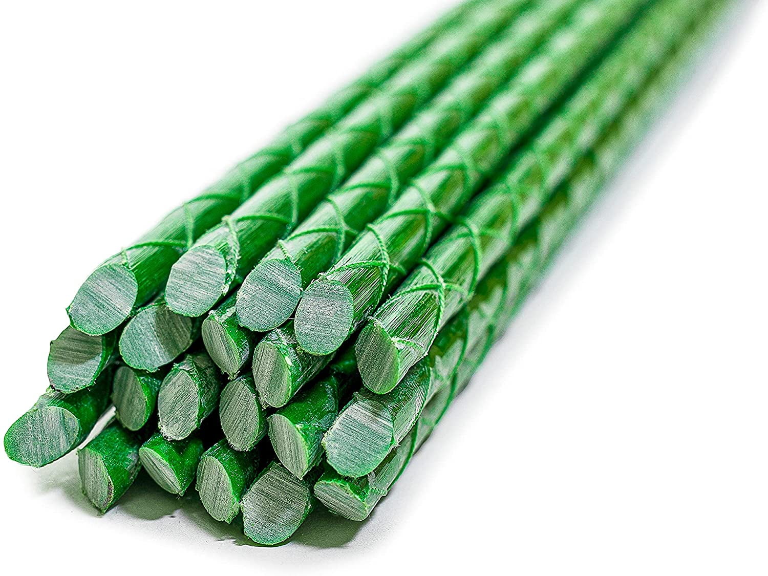 EcoFriendly 1FT Fiberglass Garden Stakes, Tomato Stakes, Plant Stakes