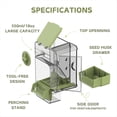 thumbnail image 2 of Comedero Automático para Pájaros, Comedero Tipo Jaula con Percha, Soporte Multifuncional para Frutas y Verduras para Periquitos., 2 of 7