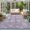 Dusty Purple, Lilac, Milk White, Mauve, variant on Round Rugs 6Ft, Blue Butterfly Botanical Round Area Rug Washable Indoor Throw Carpet, Summer Plants Line Art Soft Non Slip Circle Rug for Office Cabinet Home Decor Aesthetic