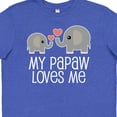 thumbnail image 4 of Inktastic Papaw Grandpa Loves Me Youth T-Shirt, 4 of 5
