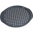 thumbnail image 1 of Professional Pans, Nonstick Coating Crispy Crust Pizza Pan For Oven Baking Supplies, Air Circulation Pizza Baking Pan With Holes, 14 Inch Diameter For Home Kitchen, 1 of 5