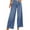 Classic Blue, variant on luvamia Wide Leg Jeans for Women High Waisted Cropped Baggy Denim Pants White Jeans for Women Stretchy Size M Fit Size 8 Size 10