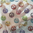 thumbnail image 3 of Emoticon Tulle Curtains with Rod Pocket, Cartoon Faces in Colorful Design Emotional States Crying Happy Tongue in Cheek, Sheer Drape for Wedding Party 2 Panels, 7 Sizes, Multicolor, by Ambesonne, 3 of 3