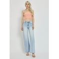 thumbnail image 5 of RISEN Full Size Wide Leg V Dipped Front Waist Jeans, 5 of 6