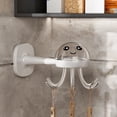 thumbnail image 3 of PENGXIANG Octopus Shape Kitchen Cabinet Hooks 360 Degree Rotating Wall Hook for Spatula Set Water Ladle Bracelet, 3 of 8