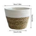 thumbnail image 2 of Storage Basket Plant Pot 10 Inch  Natural Design Hand-woven Indoor Outdoor Decorate Handmade Flowerpot Containers, 2 of 13