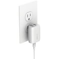 thumbnail image 3 of Restored Belkin (18W) USB-C Wall Charger Travel Adapter - White (F7U096dqWHT) (Refurbished), 3 of 10