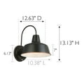 thumbnail image 6 of Design House Mason Industrial Indoor/Outdoor Wall Mount Light, Bronze Finish, 6 of 15