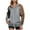 Gray, variant on cocolona Womens and Mens Zip Hoodies Long Sleeve Drawstring Hooded Sweatshirts Fall Winter Fashion Color Block Pullover Hoodie with Pockets