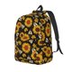 thumbnail image 1 of Disketp Sunflowers And Bww Mochila de Lona Estampada, Mochila Escolar de Viaje Ligera para Estudiantes y Portátil-Small, 1 of 5