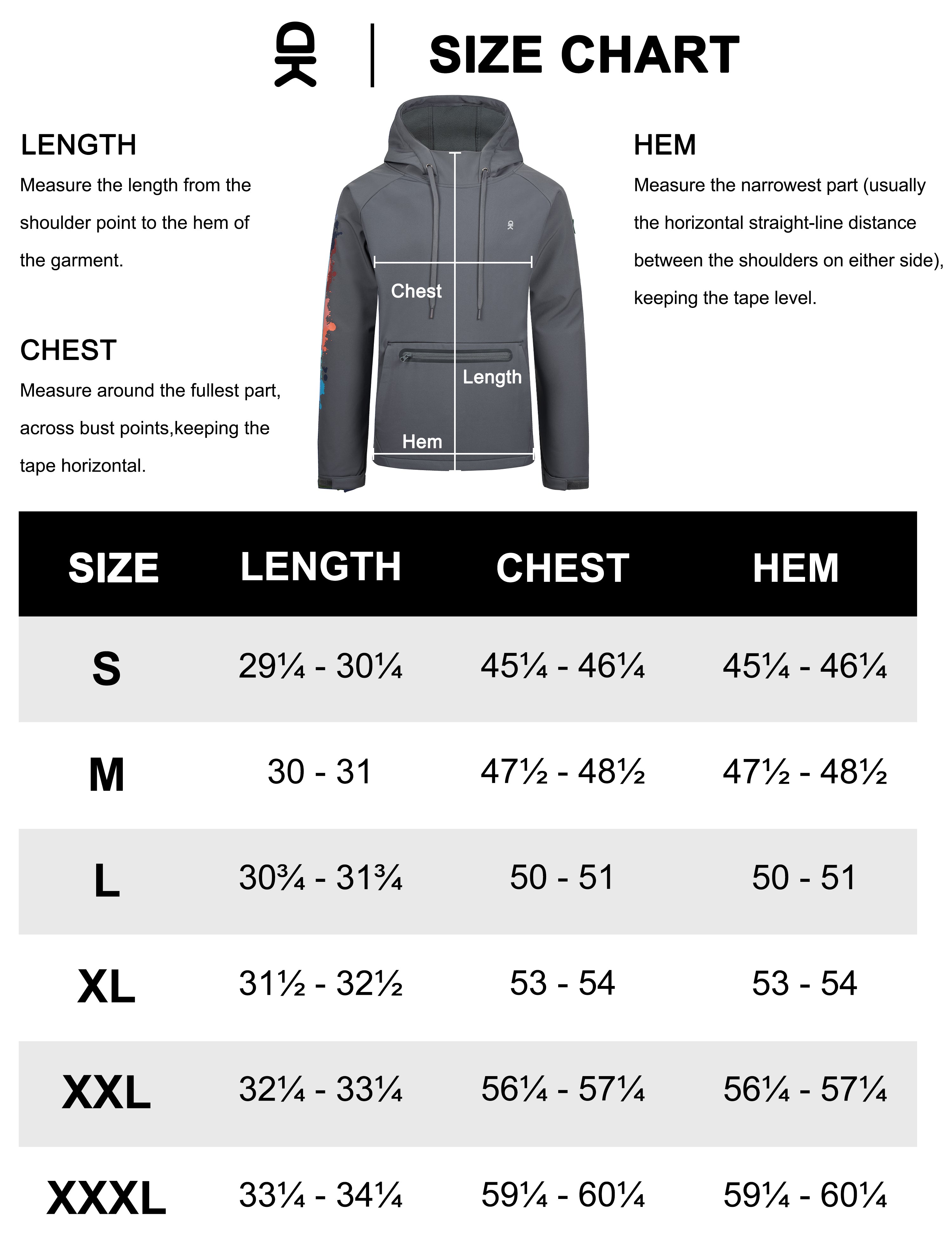 Little Donkey Andy Mens Fleece Hoodies Water Repellent, Thermal Insulation Pullover Hooded Sweatshirt UPF50+ (Iron Grey XL)