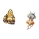 thumbnail image 5 of Estatua de Buda,Figuras de estatuas de Buda Bodhisattva de meditación,Figuras de esculturas budistas,decoración para templos y hogares,Estatua del astronauta,Figura decorativa espacial de, 5 of 8