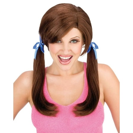 Cheap Date Brown Wig Adult Halloween Accessory
