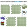 thumbnail image 4 of 4/9 PCS Blocking Mats For Knitting Crochet With 50pcs T-Pins Knit Blocker Sewing Tools Interlocking Foam Tiles, 4 of 6